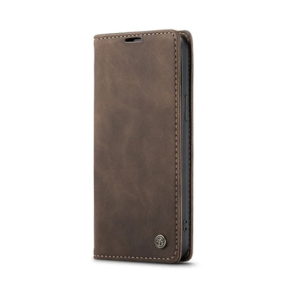 CASEME 013 Series For iPhone 16 Pro Max Case Card Holder Stand Leather Phone Cover