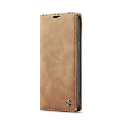 CASEME 013 Series For iPhone 16 Pro Max Case Card Holder Stand Leather Phone Cover