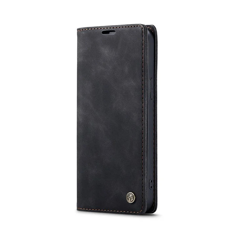 CASEME 013 Series For iPhone 16 Pro Max Case Card Holder Stand Leather Phone Cover