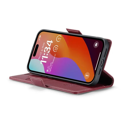 CASEME 023 Series For iPhone 16 Pro Max Case RFID Blocking Glossy Stand Phone Cover