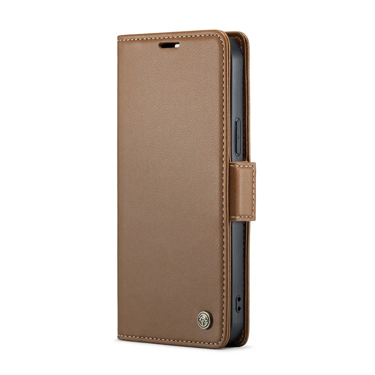 CASEME 023 Series For iPhone 16 Pro Max Case RFID Blocking Glossy Stand Phone Cover