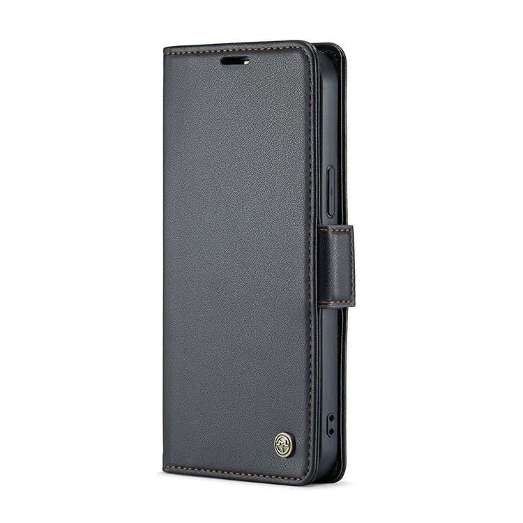 CASEME 023 Series For iPhone 16 Pro Max Case RFID Blocking Glossy Stand Phone Cover