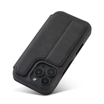 LC.IMEEKE For iPhone 16 Pro Max Case Card Holder Stand Leather Phone Cover