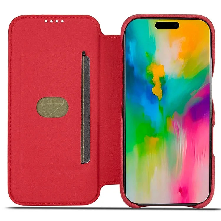 LC.IMEEKE For iPhone 16 Pro Max Case Card Holder Stand Leather Phone Cover