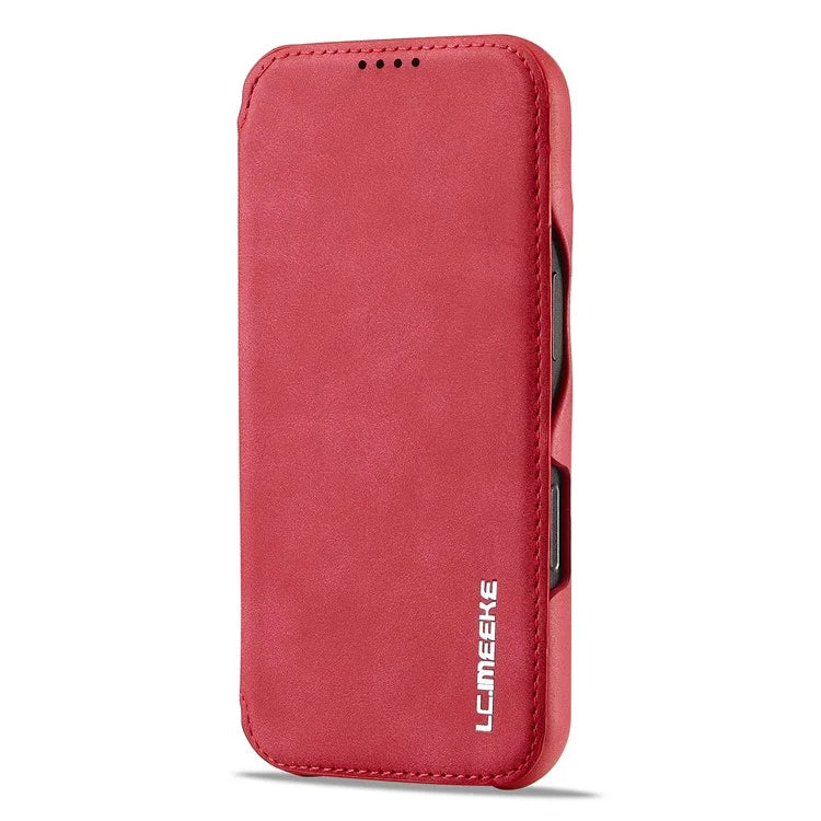 LC.IMEEKE For iPhone 16 Pro Max Case Card Holder Stand Leather Phone Cover