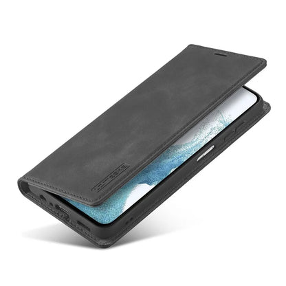 LC.IMEEKE For Samsung Galaxy S24 FE Case Wallet Microfiber Leather Phone Cover