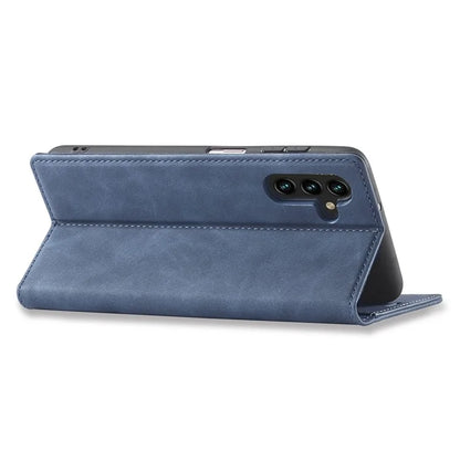 LC.IMEEKE For Samsung Galaxy S24 FE Case Wallet Microfiber Leather Phone Cover