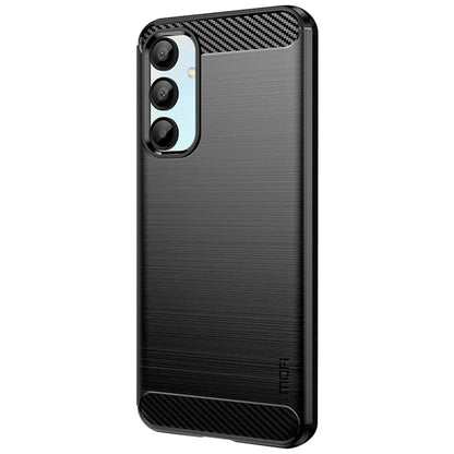 MOFI JK TPU Series-1 For Samsung Galaxy A16 5G Case Carbon Fiber Texture TPU Soft Phone Cover