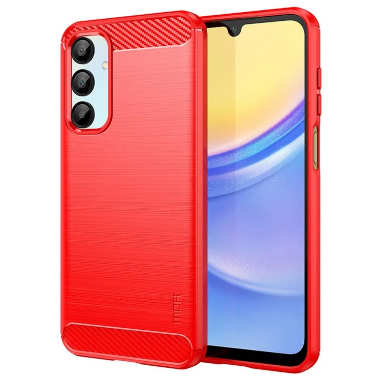 MOFI JK TPU Series-1 For Samsung Galaxy A16 5G Case Carbon Fiber Texture TPU Soft Phone Cover