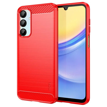 MOFI JK TPU Series-1 For Samsung Galaxy A16 5G Case Carbon Fiber Texture TPU Soft Phone Cover