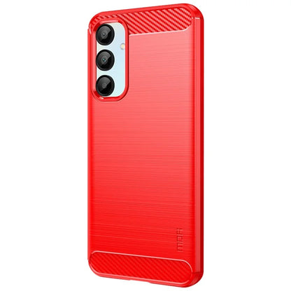 MOFI JK TPU Series-1 For Samsung Galaxy A16 5G Case Carbon Fiber Texture TPU Soft Phone Cover
