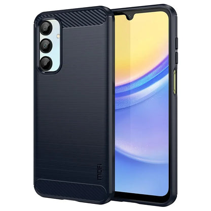 MOFI JK TPU Series-1 For Samsung Galaxy A16 5G Case Carbon Fiber Texture TPU Soft Phone Cover