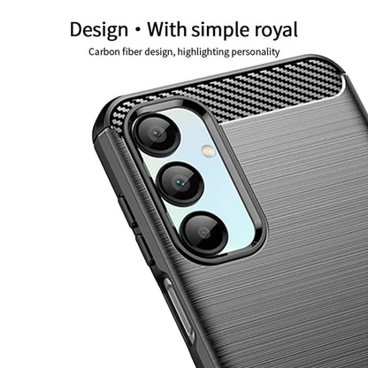 MOFI JK TPU Series-1 For Samsung Galaxy A16 5G Case Carbon Fiber Texture TPU Soft Phone Cover