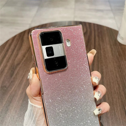 For Honor Magic Vs3 5G Case Sparkling Glitter Hard PC Phone Cover