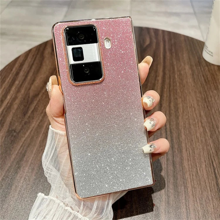 For Honor Magic Vs3 5G Case Sparkling Glitter Hard PC Phone Cover