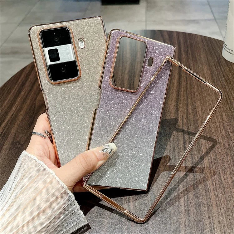 For Honor Magic Vs3 5G Case Sparkling Glitter Hard PC Phone Cover