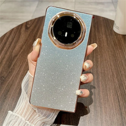 For Honor Magic V3 5G Case Sparkling Glitter Hard PC Phone Cover