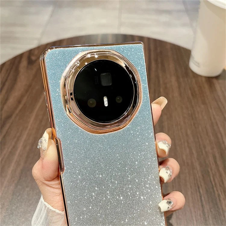 For Honor Magic V3 5G Case Sparkling Glitter Hard PC Phone Cover