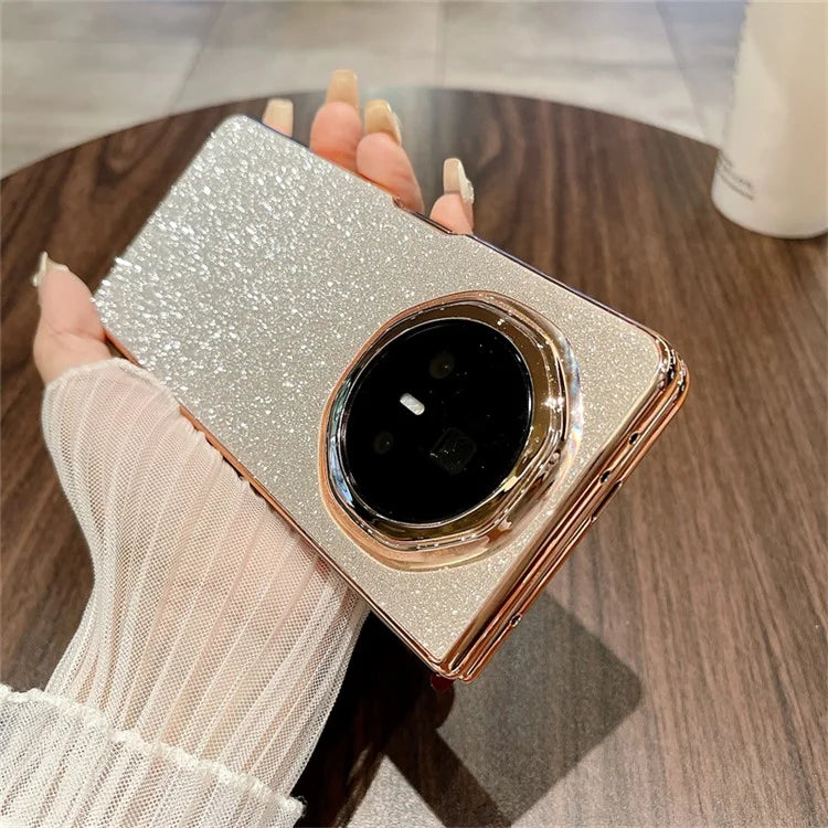 For Honor Magic V3 5G Case Sparkling Glitter Hard PC Phone Cover