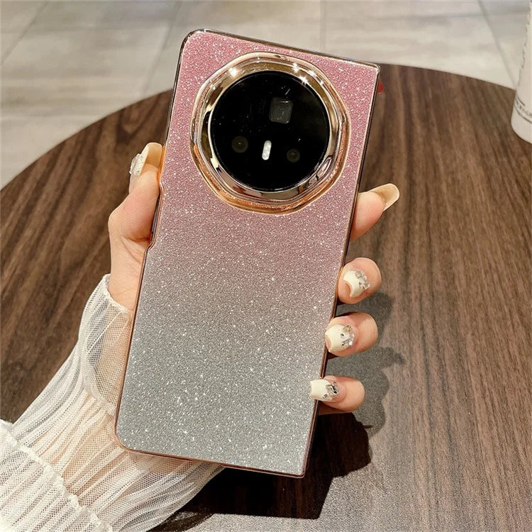 For Honor Magic V3 5G Case Sparkling Glitter Hard PC Phone Cover