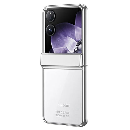 For Xiaomi Mix Flip 5G Case Electroplating PC Folding Phone Cover
