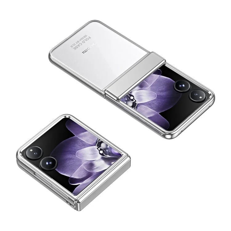 For Xiaomi Mix Flip 5G Case Electroplating PC Folding Phone Cover