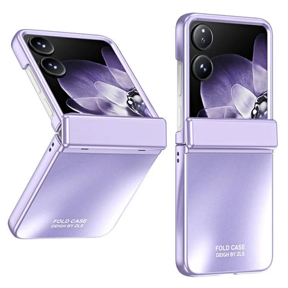 For Xiaomi Mix Flip 5G Case Electroplating Hard PC Protective Phone Cover