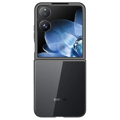 For Xiaomi Mix Flip 5G Case Electroplating Transparent PC Phone Cover