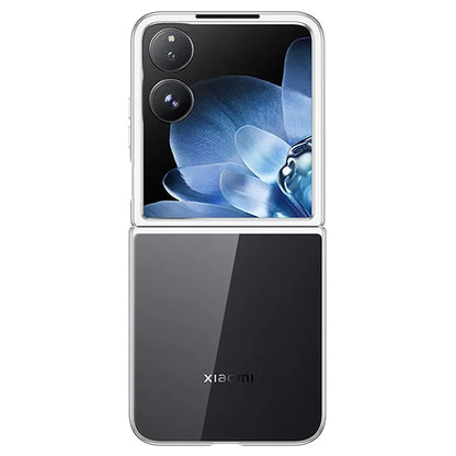 For Xiaomi Mix Flip 5G Case Electroplating Transparent PC Phone Cover