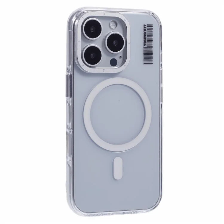 For iPhone 16 Pro Case Compatible with MagSafe Clear PC Phone Cover