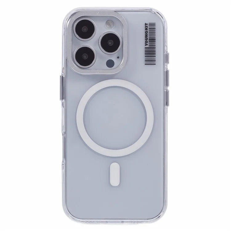 For iPhone 16 Pro Case Compatible with MagSafe Clear PC Phone Cover