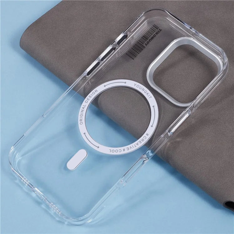 For iPhone 16 Pro Case Compatible with MagSafe Clear PC Phone Cover