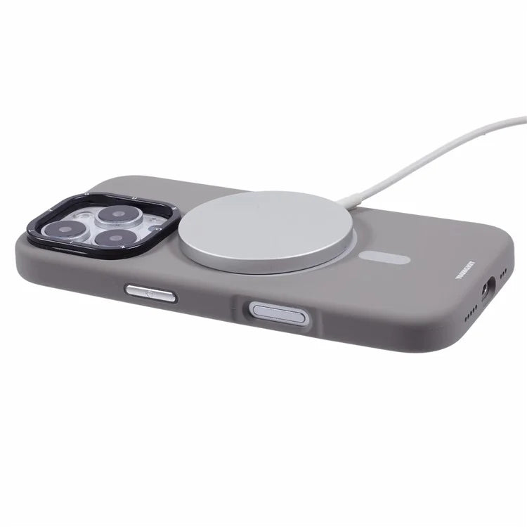 YOUNGKIT For iPhone 16 Pro Max Case Compatible with MagSafe Lens Kickstand Silicone Phone Cover