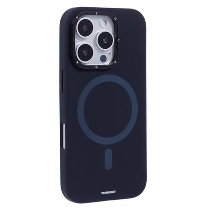 YOUNGKIT For iPhone 16 Pro Max Case Compatible with MagSafe Lens Kickstand Silicone Phone Cover