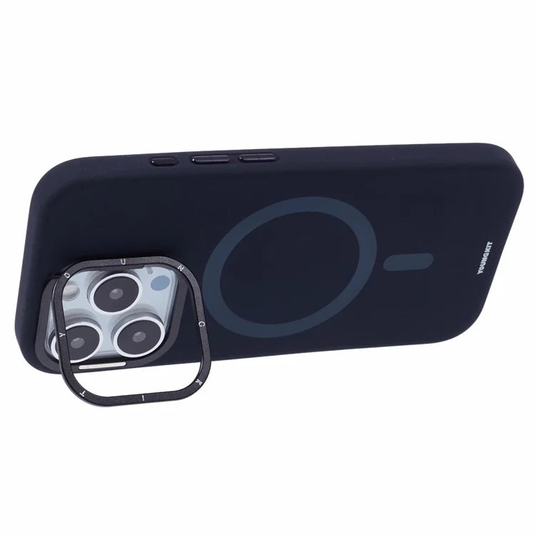 YOUNGKIT For iPhone 16 Pro Max Case Compatible with MagSafe Lens Kickstand Silicone Phone Cover