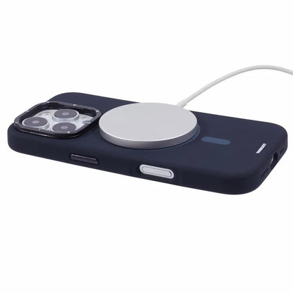 YOUNGKIT For iPhone 16 Pro Max Case Compatible with MagSafe Lens Kickstand Silicone Phone Cover