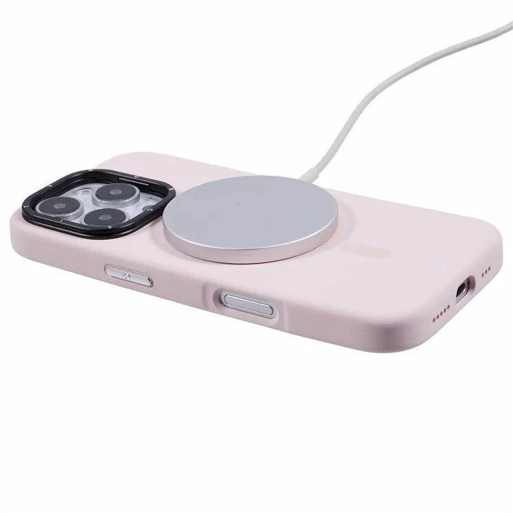 YOUNGKIT For iPhone 16 Pro Max Case Compatible with MagSafe Lens Kickstand Silicone Phone Cover