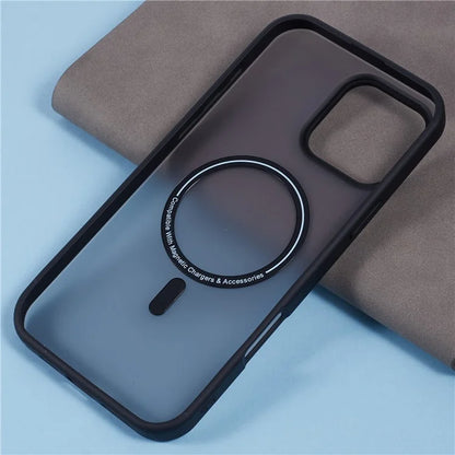 X-LEVEL For iPhone 16 Pro Max Magnetic Case PC+TPU Matte Anti-Drop Cell Phone Cover