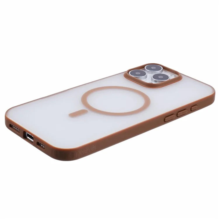 X-LEVEL For iPhone 16 Pro Max Magnetic Case PC+TPU Matte Anti-Drop Cell Phone Cover