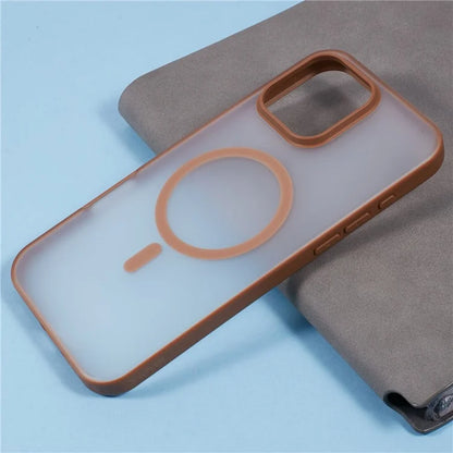 X-LEVEL For iPhone 16 Pro Max Magnetic Case PC+TPU Matte Anti-Drop Cell Phone Cover