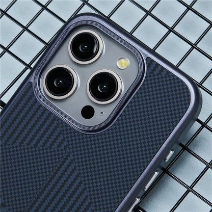 X-LEVEL For iPhone 16 Pro Magnetic Case Rhombus Splicing Texture Hard PC Phone Cover