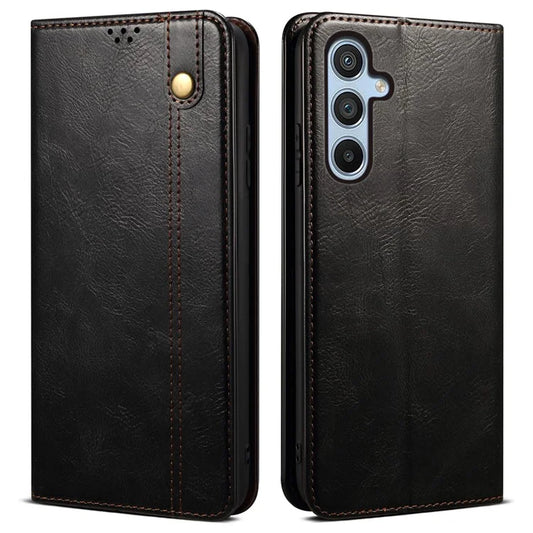For Samsung Galaxy A16 5G Case Crazy Horse Texture Waxy Leather Wallet Stand Cover