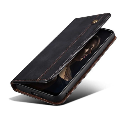 For Samsung Galaxy A16 5G Case Crazy Horse Texture Waxy Leather Wallet Stand Cover