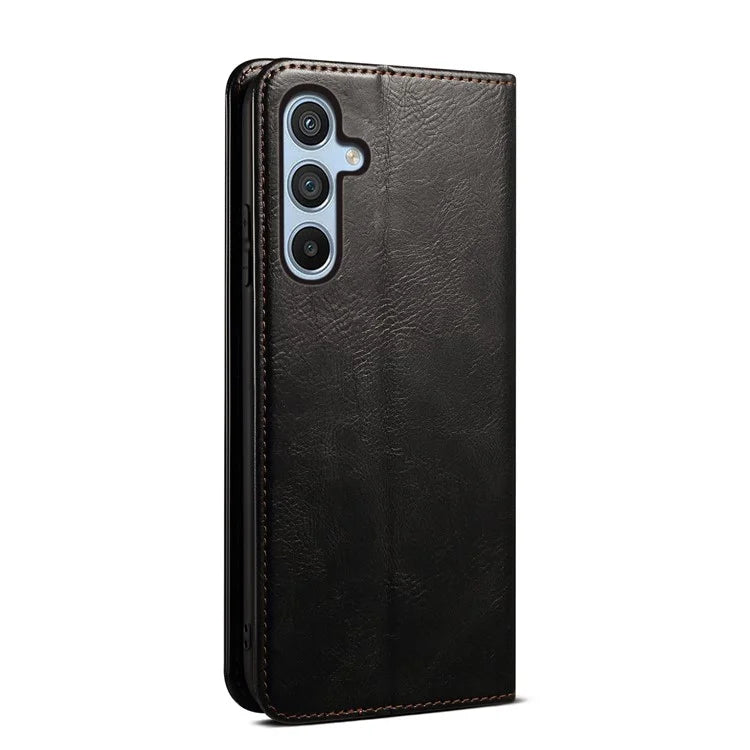 For Samsung Galaxy A16 5G Case Crazy Horse Texture Waxy Leather Wallet Stand Cover