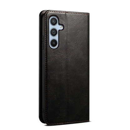 For Samsung Galaxy A16 5G Case Crazy Horse Texture Waxy Leather Wallet Stand Cover