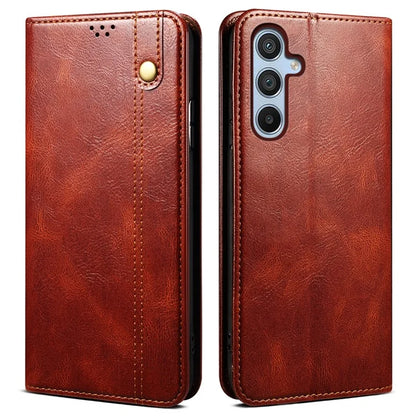 For Samsung Galaxy A16 5G Case Crazy Horse Texture Waxy Leather Wallet Stand Cover