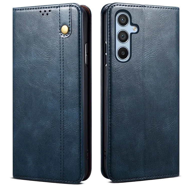 For Samsung Galaxy A16 5G Case Crazy Horse Texture Waxy Leather Wallet Stand Cover