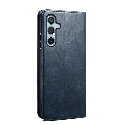 For Samsung Galaxy A16 5G Case Crazy Horse Texture Waxy Leather Wallet Stand Cover