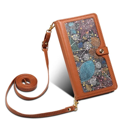 ESEBLE Galaxy Series For Google Pixel 9 / Pixel 9 Pro Case Leather Zipper Phone Cover RFID Blocking