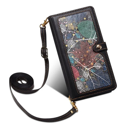 ESEBLE Galaxy Series For Google Pixel 9 / Pixel 9 Pro Case Leather Zipper Phone Cover RFID Blocking
